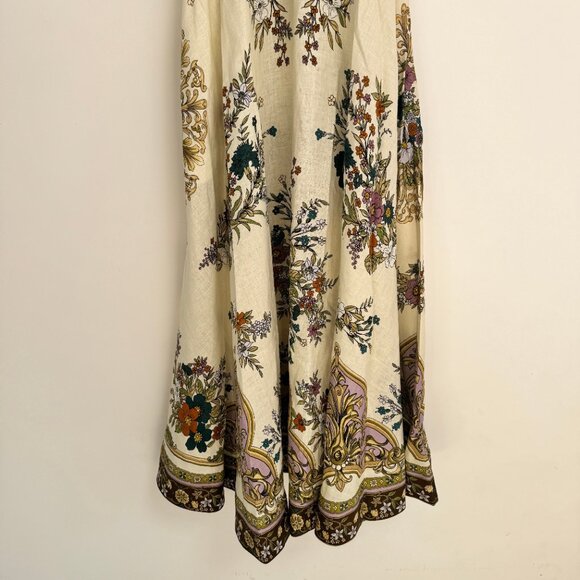 Alemais Antoinette Ballet Linen Midi Dress - Picture 9 of 14